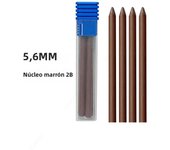 5.6mm Metal Mechanical Pencil And 2B/4B/6B/8B Pencil Refill For Writing Tool Sketch Comics Design Automatic Pencil