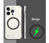 Frameless Slim Matte Acrylic Hard Phone Back Case for IPhone 16 15 14 Pro Max Plus 5G for Magsafe Magnetic Wireless Charge Cover