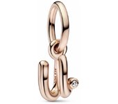 Charm colgante Pandora rose Letra Minúscula u del Alfabeto