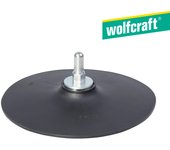 Plato de goma vástago 8mm ø125mm 2020000 wolfcraft
