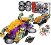 Caliente screechers violencia salvaje transformación anime figura de acción robot explosión deformación coche bestia 360 Flip captura chip niños Juguetes