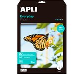 Papel Fotográfico Apli 12080 - DIN A4 - 180g - 20 Hojas