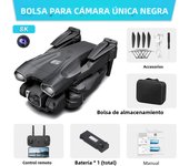 New H66 Mini Drone 4K Professional HD Dual Camera Optical Flow Air Pressure Fixed Height RC Dron Foldable Quadcopter Kids Toys