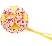 Pelota de tela creativa para niños, pelota de atrapar con la mano, pelota de tela interactiva para bebés, puede jugar con la pelota, cinta de hortensia