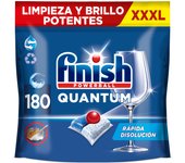 Finish Powerball Quantum, 90 | 180 | 270 Pastillas para Lavavajillas, Limpieza y Brillo Potentes, Aroma Regular Formato 1x90 | 2x90 | 3x90
