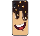 Tumundosmartphone FUNDA de GEL TPU para Xiaomi Redmi Note 7 diseño Helado Chocolate Dibujos