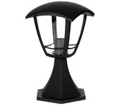 Gsc Evolution Farol de Jardín Sobremuro Serie Barli E27 Negro - Iluminación Eficiente y Versátil