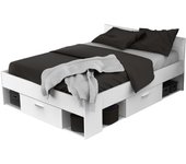 Cama de Matrimonio Con Cajones Inferiores Chicago 135/140x190/200 cm