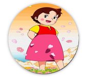 ALFOMBRILLA REDONDA HEIDI ABUELO SERIE ANTIGUA ANIME mousepad raton manga clara pedro