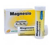 Vallesol Magnesio + Vitamina B1, B2 y B6 Efervescente 24 Comprimidos ✅ Entrega 24/72h