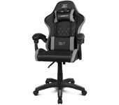 DRIFT DR35BG silla para videojuegos Silla para videojuegos de PC Asiento acolchado Negro, Gris