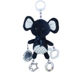 Lindo animal de dibujos animados elefante koala conejo blanco bebé juguete cama remolque colgante juguete
