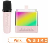 altavoz inalámbrico con Bluetooth 5,3 PA, máquina de Karaoke HIFI envolvente, Subwoofer, Boombox, sistema KTV DSP, luces ambientales coloridas