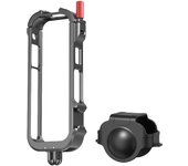 For Insta360 X4 Aluminum Protective Frame Metal Durable Housing Cage With Cold Shoe Mount for Insta 360 X4 Camera Accessories