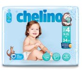 CHELINO PAÑAL TALLA 4 - 34 UNIDADES