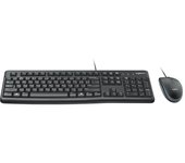 COMBO TECLADO RATON LOGITECH MK120 USB NEGRO