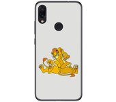 Tumundosmartphone FUNDA de GEL TPU para Xiaomi Redmi Note 7 diseño Leones Dibujos
