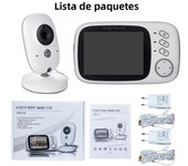 VB603 V2 Video Baby Monitor 2.4G Wireless With 3.2 Inches LCD 2 Way Audio Talk Night Vision Surveillance Security Cam Babysitter