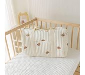 New Large-sized Teddy Bear Boston Bag Mommy Bag Lightweight Storage Portable Diagonal Cross Travel Bag Suitable for Daily Use