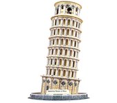 DAM. Puzle 3D de cartón de la Torre de Pisa. 31 piezas. 14x14x23cm.