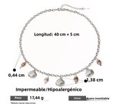 Loe| 18k Gold Starfish Shell Necklace for Women Stainless Steel Luxury Ocean Wind Jewelry  New