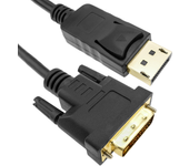 Cable de vídeo DisplayPort macho a DVI-D macho 1 m - BeMatik