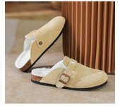 Winter House Slippers Plush Women's Clogs with Orthopedic Insole