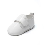 KIDSUN Baby Children Shoes Matte Leather Toddler First Walkers Shoes Rubber Soft-Sole Flat Anti-slip Infant Mirror Shoes