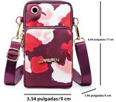 Cross-body mobile phone bag men and women general hang neck wrist pocket purse stand-up purse with one shoulder headphone bag
