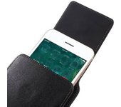 DFV mobile - Funda Cinturon con Clip Giratorio 360 y Cierre Magnetico para LG Reflect (2020) - Negra