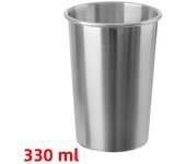 30/70/170/330ml Stainless Steel Metal Cup Outdoor Camping Travel Cup Tableware Coffee Tea Milk Beer Whiskey Cup Kitchen Home