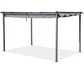 Pérgola con techo retráctil - 3 x 4 m - Antracita