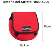 LINNHUE Reel Bag Waterproof Protective Cover For Spinning reel Baitcasting Reel Cast Drum Reel Storage Bag Fishing Rod Cover