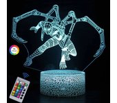 2024 Spiderman VS venom 7/16 Colors Touch Remote Control LED Night Lamp Touch Table Lamp Ornaments Kids Toys Gifts