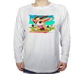 MERCHANDMANIA CAMISETA MANGA LARGA gacela deportista profesion juegos olimpicos tshirt
