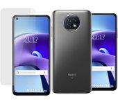 Tumundosmartphone Pack 2 En 1 Funda Gel Transparente + Protector Cristal Templado para Xiaomi Redmi Note 9T 5G