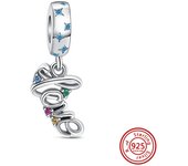 Fit Original Pandora Charm Bracelet DIY Jewelry 925 Sterling Silver Love Travel Flower Lipstick Family Friend Pendant Fine Beads