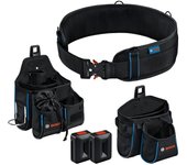 Bosch Professional Proclick - Set Cinturón de Herramientas 108 + Bolsa GWT 4 + Bolsa GWT 2 + 2 Soportes Proclick (talla Cinturón L/XL) - Herramientas