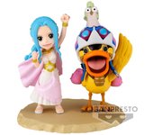 BANPRESTO Figura world collectable Log Series Nefeltari Vivi & Karoo One Piece 7cm