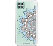 Funda original compatible con Samsung Galaxy A22 5G - Rick y Morty Half Rick