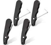 4Pcs Folding Shoe Lace Puller,Portable Lace Tightener Tool,Skate Lace Tightener for Ice Skates Skat