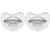 Chicco Chupete Pysioforma Sil Cristal 16-36M 2Unds
