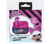 L.O.L. SURPRISE! EARPODS BLUETOOTH V5.0 Y CAJA DE CARGA AURICULARES INALÁMBRICOS