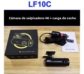 WHEXUNE 4K Dash Cam Wifi Car DVR 3840x2160P /30fps Video Recorder Voice Prompt With Hardwire kit 24 Hour Parking Monitor for Car