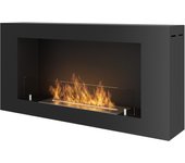Chimenea de Bioetanol de pantalla BlackBox 910 SimpleFire con Cristal