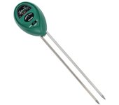Kit de probador, medidor de humedad 3 en 1 para probador de suelo, probador de acidez de luz y PH para flores/hierba/plantas/jardín/granja/césped