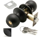 SANCO STORE - WOLFPACK LINEA PROFESIONAL Pomo Puerta Wolfpack Con Llave Negro
