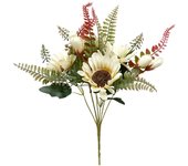 Poenia Arte Floral - Ramo Girasol Artificial 35cm 3 Piezas - Decoración Floral