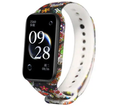 Printed Silicone Strap for Redmi Watch 2 Smart Band Replacement Band Bracelet for Mi Band 8 Active Smart Wristband Correa Belt