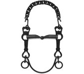 BOCADO HH VAQUERO CON BARRA INFERIOR CURVA EMBOCADURA PARTIDA